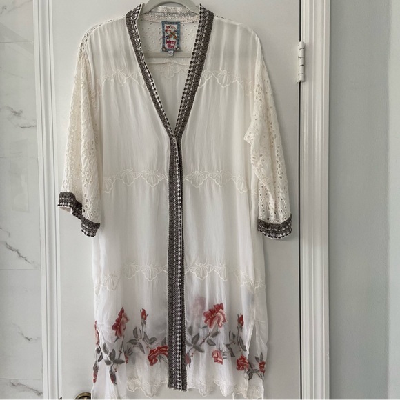 JOHNNY WAS Rosey Kimono XS - Picture 3 of 11